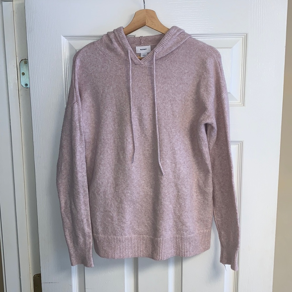 Old Navy pink hooded sweater, medium